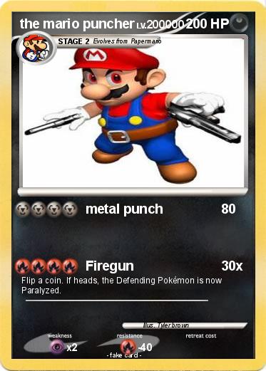 Pokemon the mario puncher