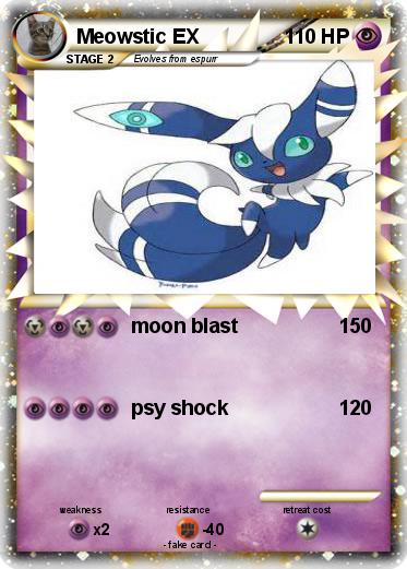 Pokemon Meowstic EX