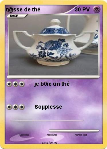 Pokemon t@sse de thé