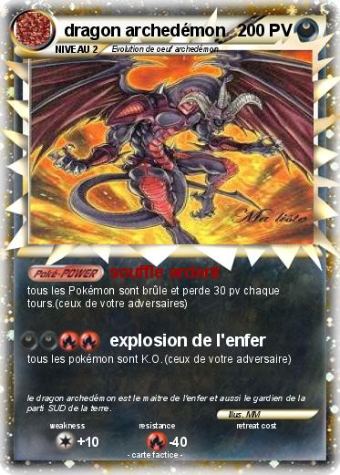 Pokemon dragon archedémon