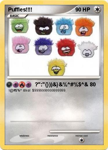 Pokemon Puffles!!!!