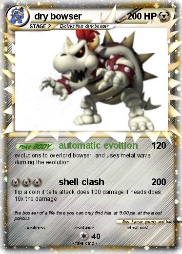 Pokemon dry bowser