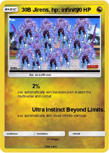Pokemon 30B Jirens. hp: infinity