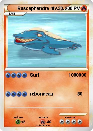 Pokemon Rascaphandre niv.30.