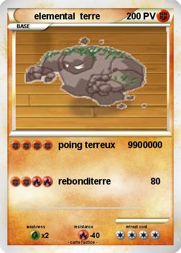 Pokemon elemental  terre