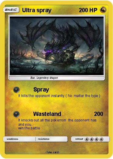 Pokemon Ultra spray