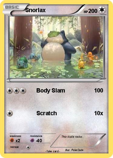 Pokemon Snorlax