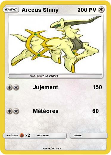 Pokemon Arceus Shiny