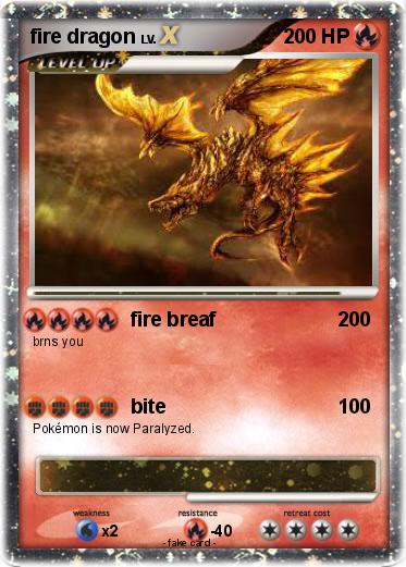 Pokemon fire dragon