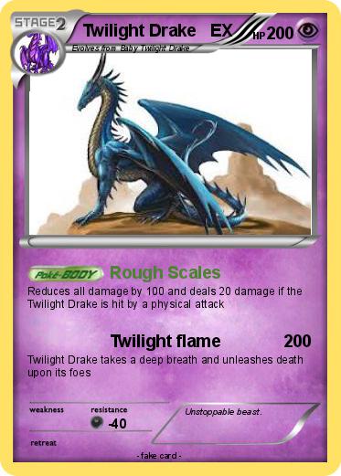 Pokemon Twilight Drake   EX