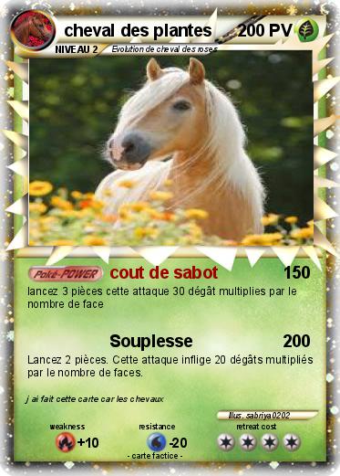Pokemon cheval des plantes