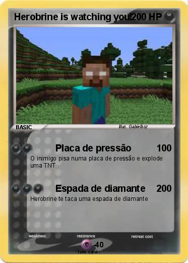 Pokemon Herobrine is watching you!