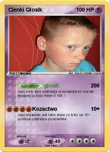 Pokemon Cienki Głosik