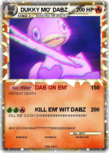 Pokemon DUKKY MO' DABZ