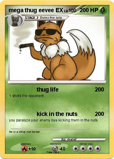 Pokemon mega thug eevee EX