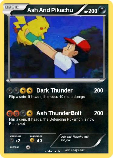 Pokemon Ash And Pikachu