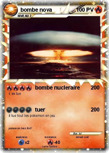 Pokemon bombe nova