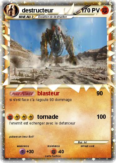 Pokemon destructeur