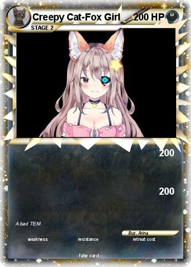 Pokemon Creepy Cat-Fox Girl