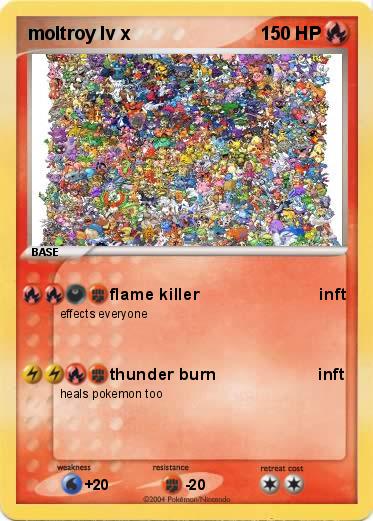 Pokemon moltroy lv x