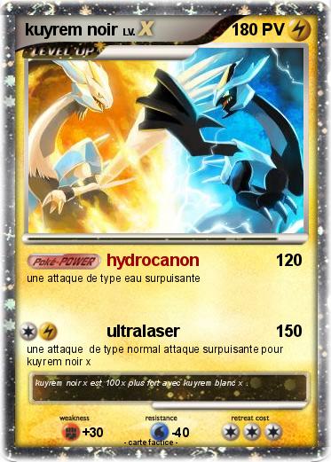 Pokemon kuyrem noir
