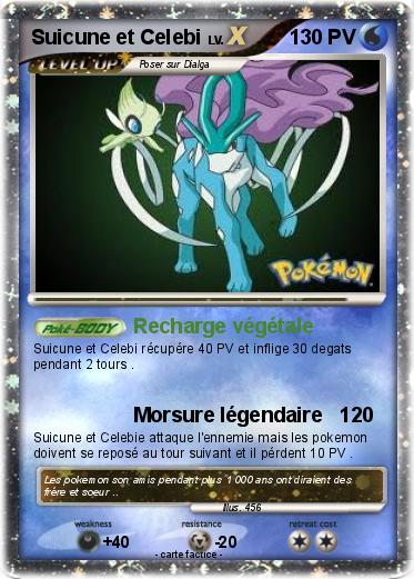 Pokemon Suicune et Celebi