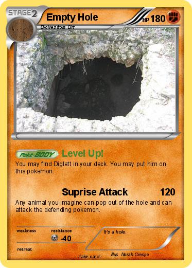 Pokemon Empty Hole