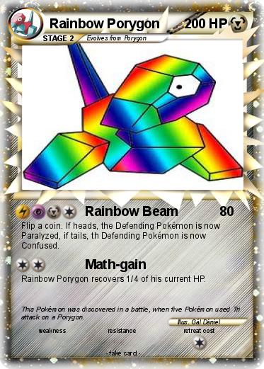 Pokemon Rainbow Porygon