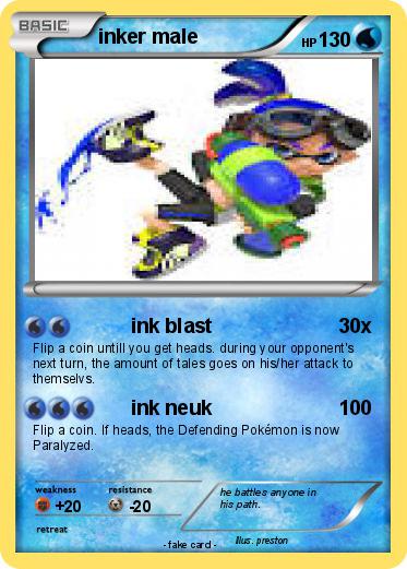Pokemon inker male