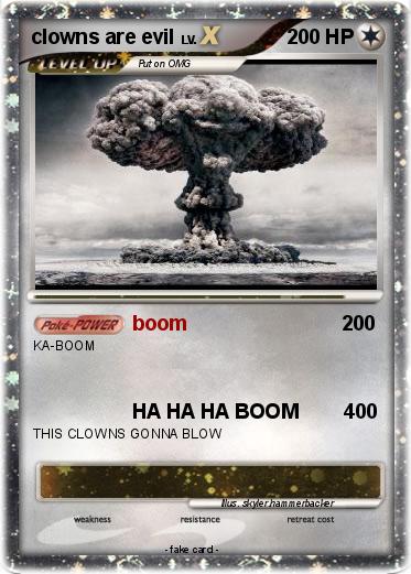 Pokemon clowns are evil