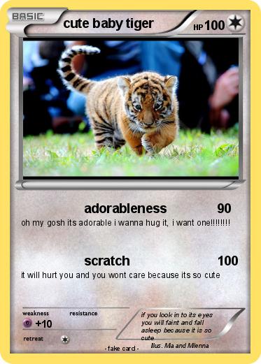 Pokemon cute baby tiger