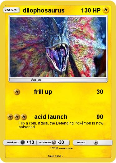 Pokemon dilophosaurus