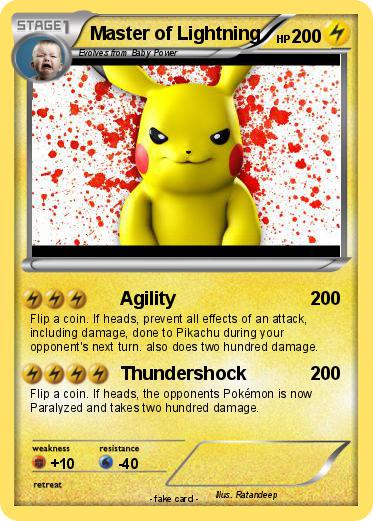 Pokemon Master of Lightning