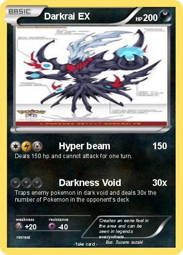 Pokemon Darkrai EX
