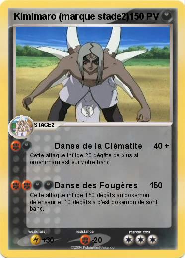 Pokemon Kimimaro (marque stade2)