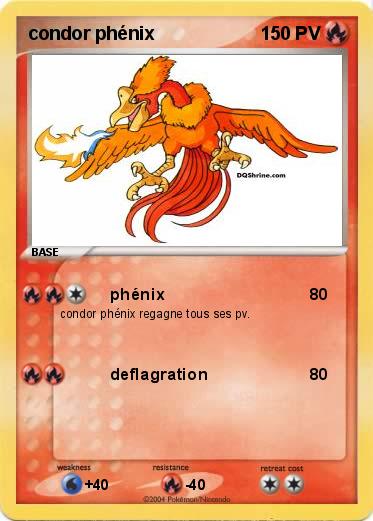 Pokemon condor phénix