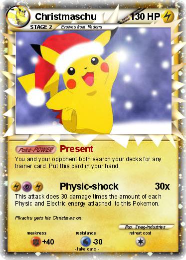 Pokemon Christmaschu