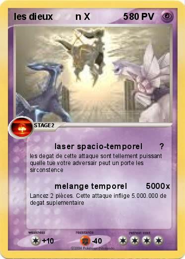 Pokemon les dieux         n X             5