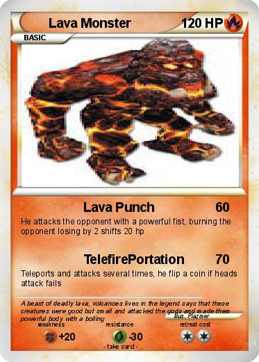 Pokemon Lava Monster
