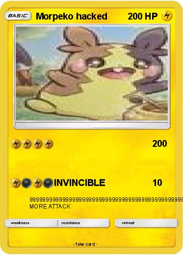 Pokemon Morpeko hacked