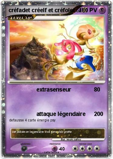 Pokemon créfadet créelf et créfolet