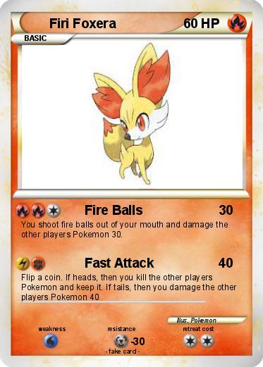 Pokemon Firi Foxera