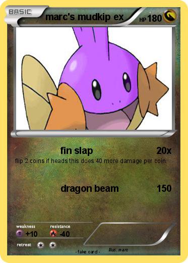 Pokemon marc's mudkip ex