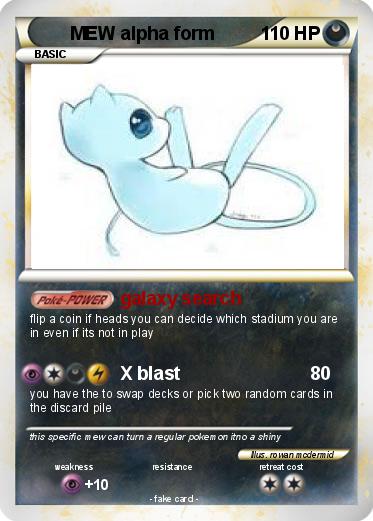 Pokemon MEW alpha form
