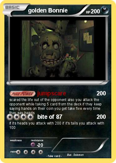 Pokemon golden Bonnie