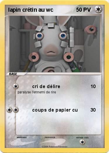 Pokemon lapin crétin au wc