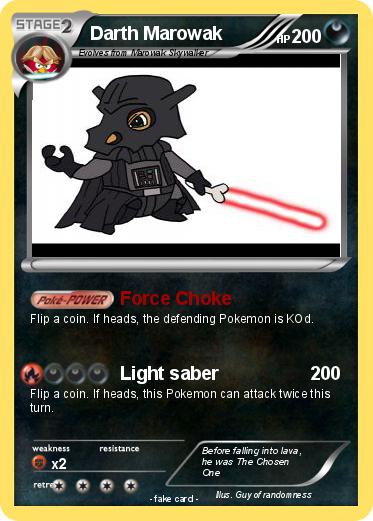 Pokemon Darth Marowak