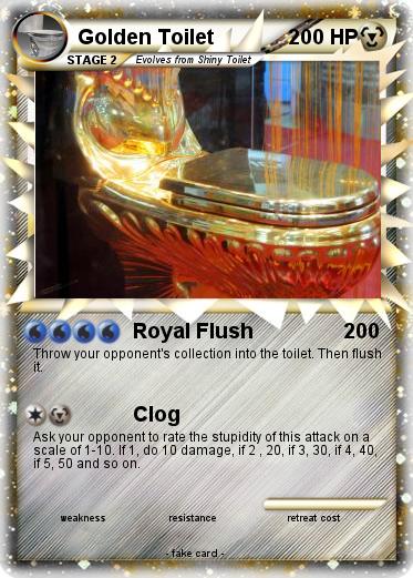 Pokemon Golden Toilet