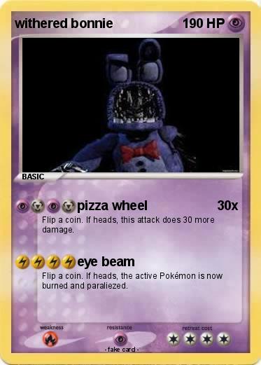Pokemon withered bonnie