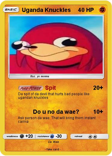 Pokemon Uganda Knuckles